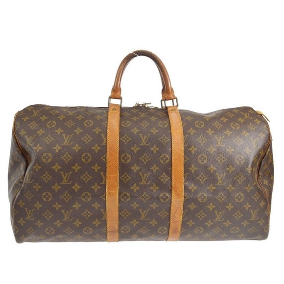 💯 Louis Vuitton Travel Bag Keepall 55 Monogram - Picture 1 of 10